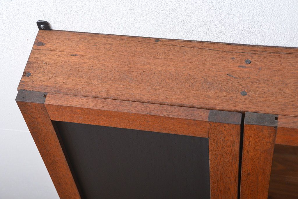 アンティーク家具　黒板付き!お洒落な壁掛けキャビネット