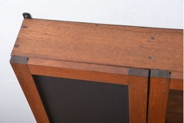 アンティーク家具　黒板付き!お洒落な壁掛けキャビネット