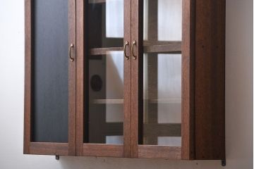 アンティーク家具　黒板付き!お洒落な壁掛けキャビネット