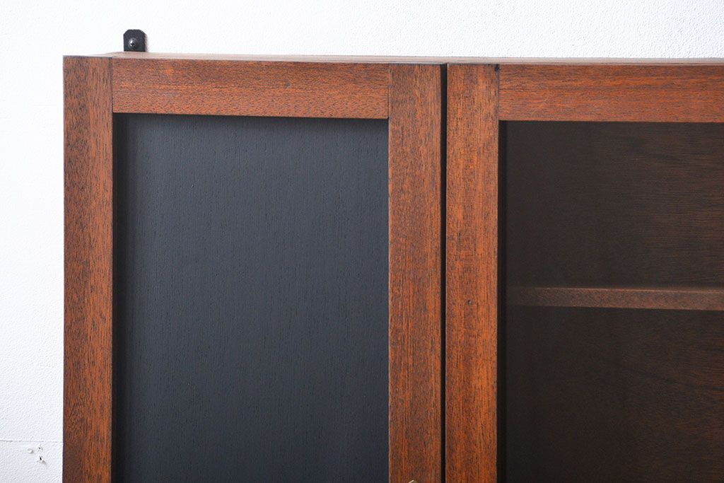 アンティーク家具　黒板付き!お洒落な壁掛けキャビネット