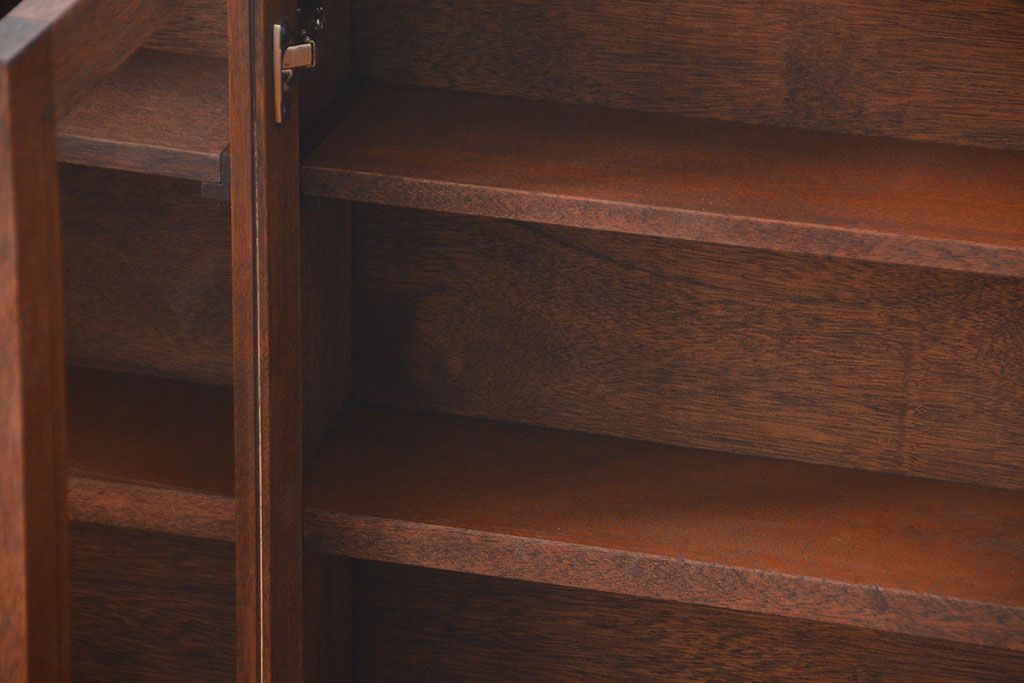 アンティーク家具　黒板付き!お洒落な壁掛けキャビネット