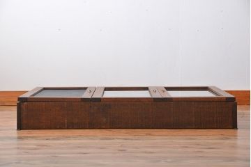 アンティーク家具　黒板付き!お洒落な壁掛けキャビネット