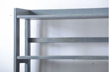 アンティーク家具　アンティークペイント　シャビーな本棚