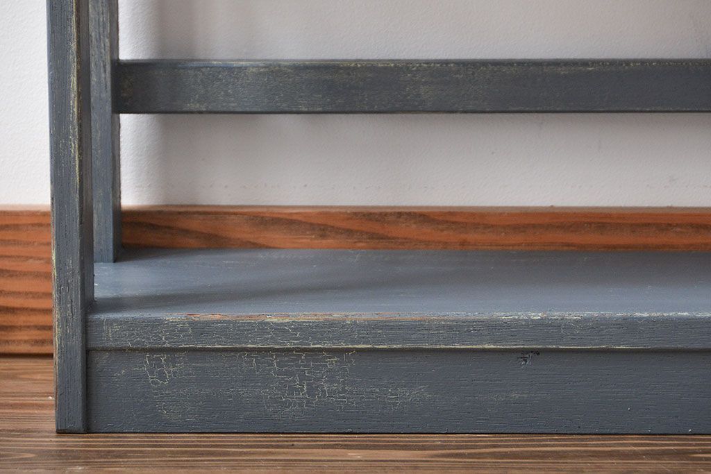 アンティーク家具　アンティークペイント　シャビーな本棚