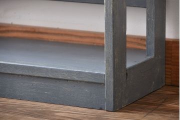 アンティーク家具　アンティークペイント　シャビーな本棚