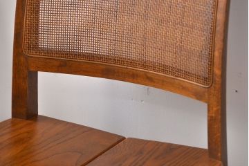 中古　浜本工芸　ナラ材のダイニングチェア2脚セット(1)