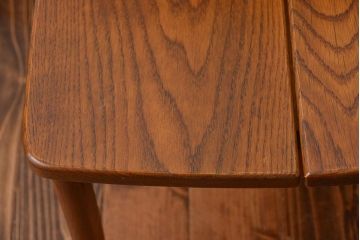 中古　浜本工芸　ナラ材のダイニングチェア2脚セット(1)