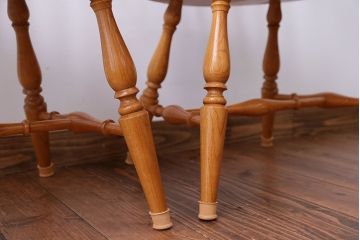 中古　柏木工　ナラ材のダイニングチェア2脚セット(1)