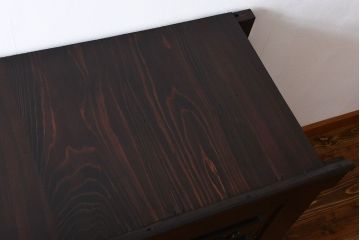 アンティーク家具　古民具・骨董　脚付き!水屋箪笥サイドボード(1)