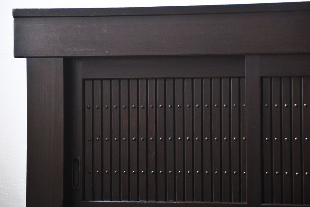 アンティーク家具　古民具・骨董　脚付き!水屋箪笥サイドボード(1)