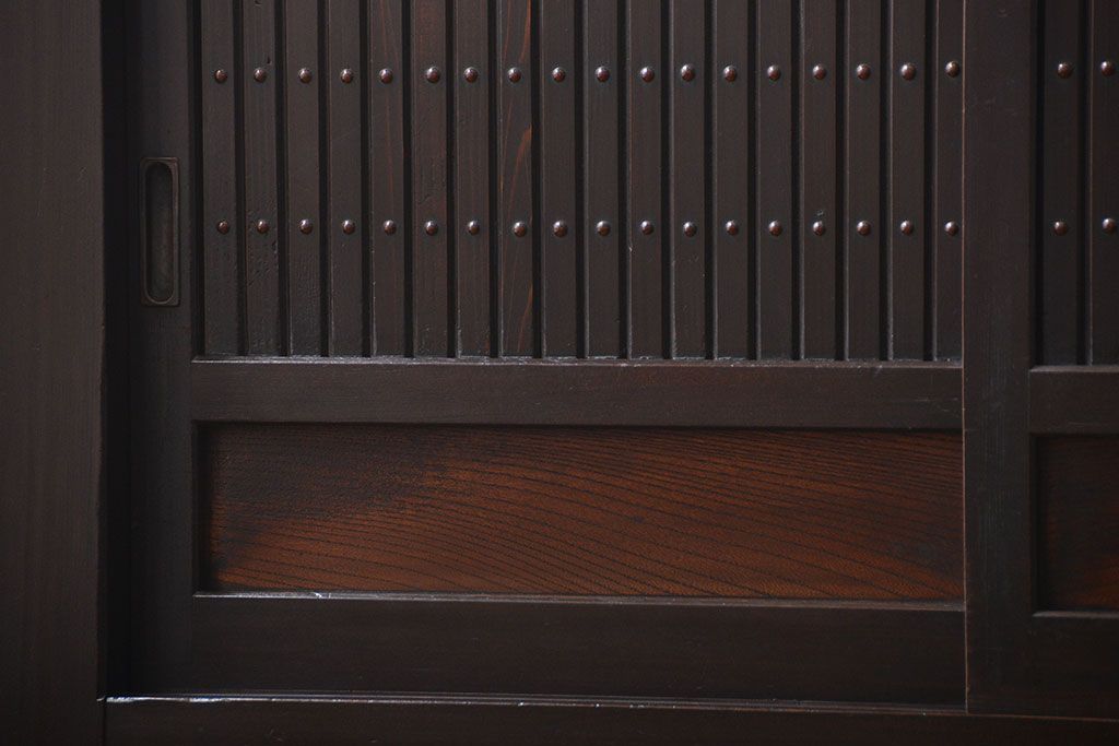 アンティーク家具　古民具・骨董　脚付き!水屋箪笥サイドボード(1)