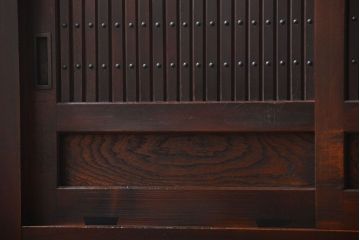 アンティーク家具　古民具・骨董　脚付き水屋箪笥サイドボード(2)