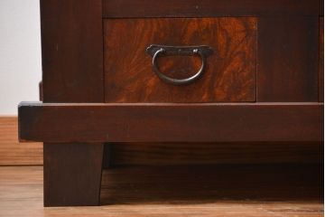 アンティーク家具　古民具・骨董　脚付き水屋箪笥サイドボード(2)