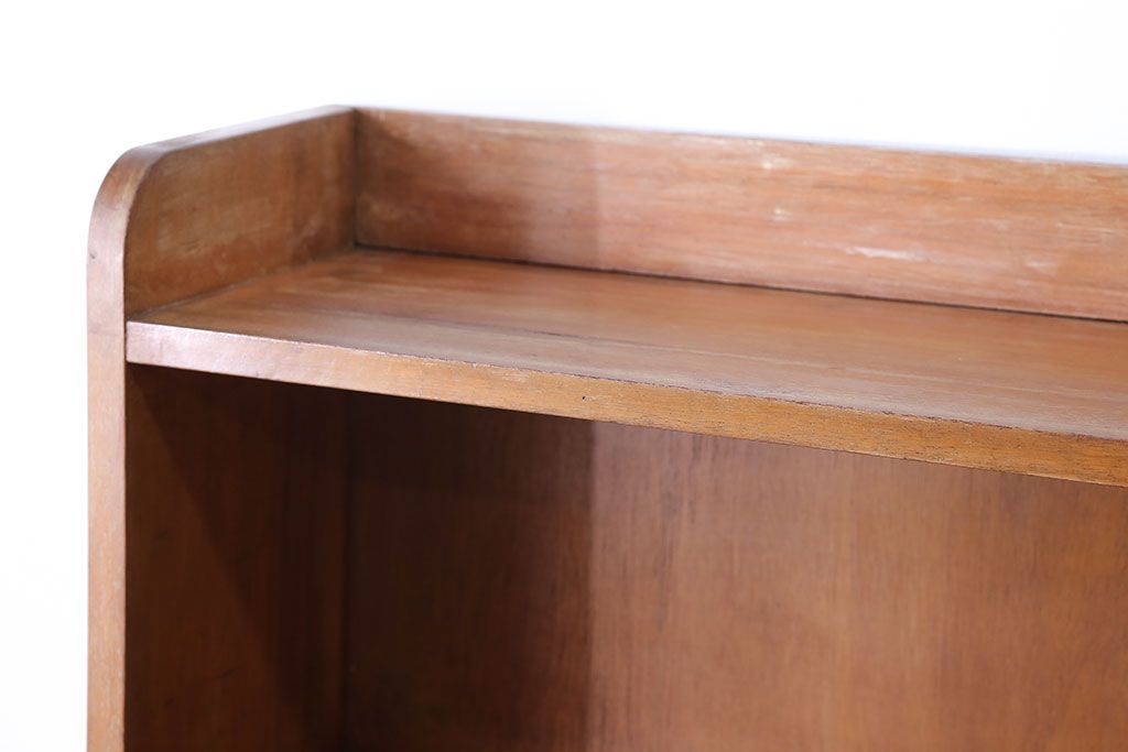 レトロ家具　昭和レトロ　背の高いすっきりとした本棚