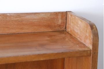 レトロ家具　昭和レトロ　背の高いすっきりとした本棚