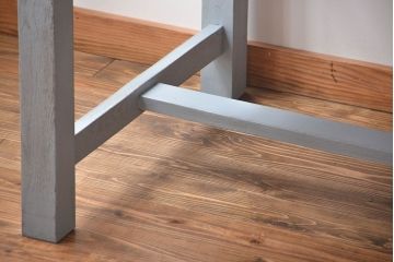 アンティーク家具　両面引き出し付き!ペイントダイニングテーブル