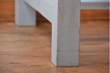 アンティーク家具　両面引き出し付き!ペイントダイニングテーブル