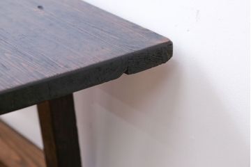 アンティーク家具　アンティーク　古い木でできた味のあるベンチ