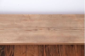 アンティーク家具　アンティーク　優しい木味のベンチ
