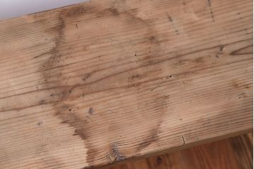 アンティーク家具　アンティーク　優しい木味のベンチ