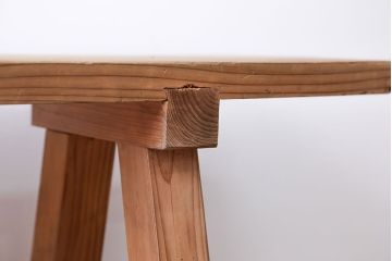 アンティーク家具　アンティーク　優しい木味のベンチ