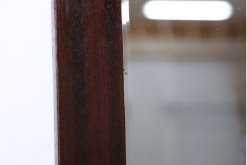 アンティーク雑貨　アンティーク　木味が素敵な縦型鏡