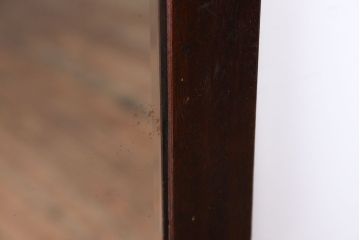 アンティーク雑貨　アンティーク　木味が素敵な縦型鏡