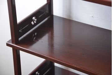 アンティーク家具　古民具・骨董　透かし彫りが美しい飾り棚