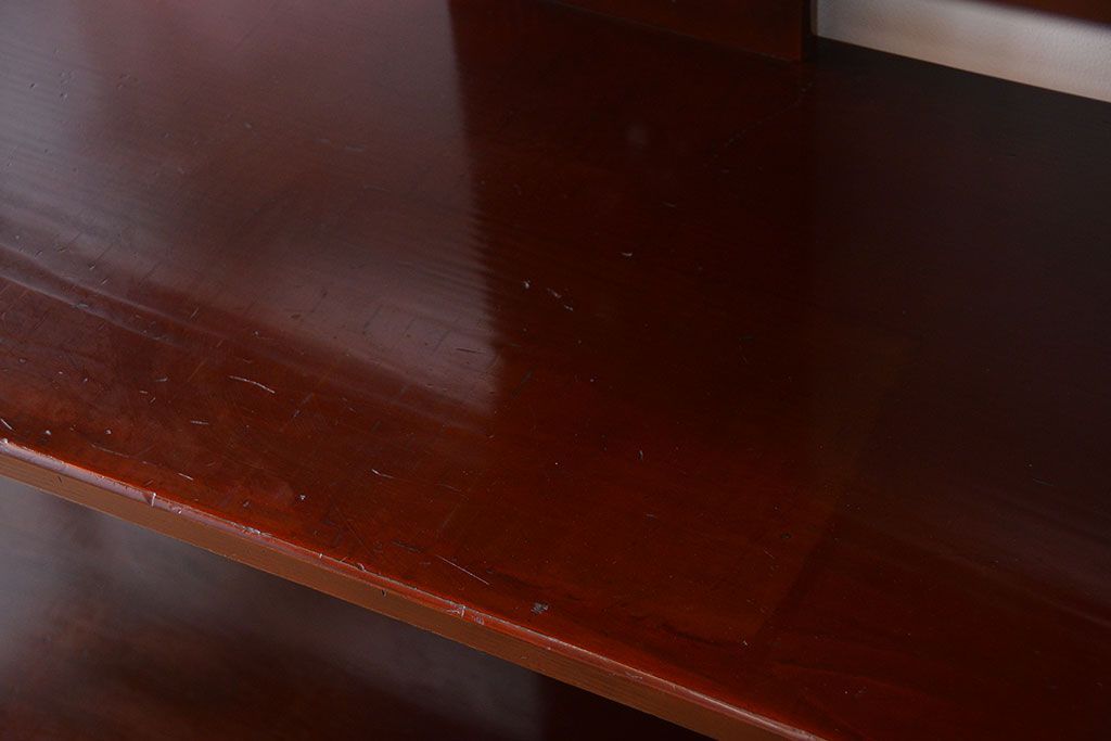 アンティーク家具　古民具・骨董　透かし彫りが美しい飾り棚