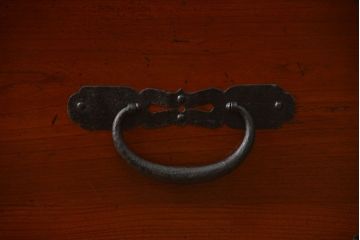 アンティーク家具　古民具・骨董　前面欅材!観音開き時代箪笥