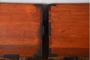 アンティーク家具　古民具・骨董　前面欅材!観音開き時代箪笥