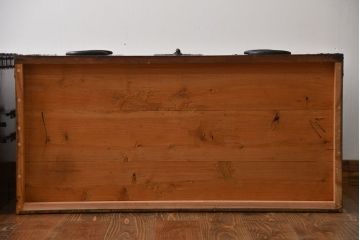 アンティーク家具　古民具・骨董　前面欅材!観音開き時代箪笥