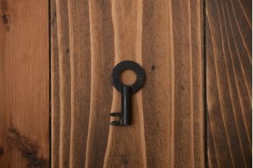 アンティーク家具　古民具・骨董　前面欅材!観音開き時代箪笥