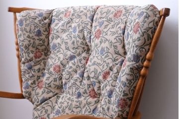 中古　フランス製　1人掛けソファ(シングルソファ)(1)