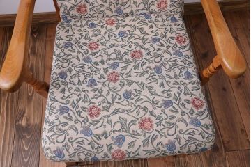 中古　フランス製　1人掛けソファ(シングルソファ)(1)