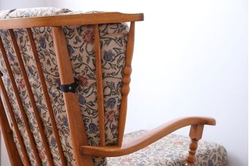 中古　フランス製　1人掛けソファ(シングルソファ)(1)