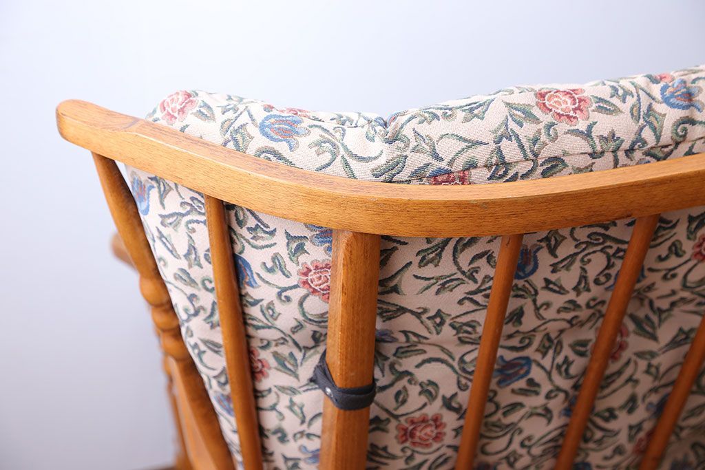 中古　フランス製　1人掛けソファ(シングルソファ)(1)