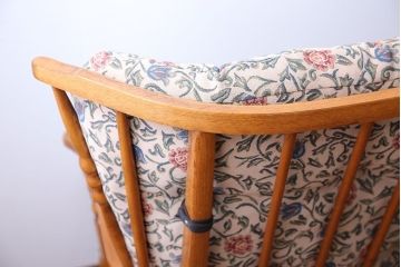 中古　フランス製　1人掛けソファ(シングルソファ)(1)