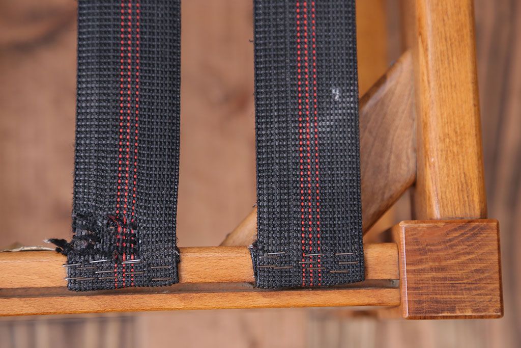 中古　フランス製　1人掛けソファ(シングルソファ)(1)