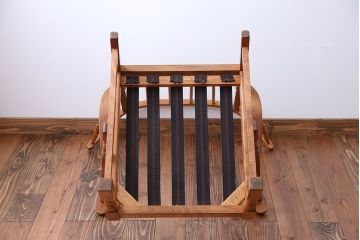 中古　フランス製　1人掛けソファ(シングルソファ)(1)