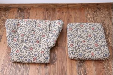 中古　フランス製　1人掛けソファ(シングルソファ)(1)