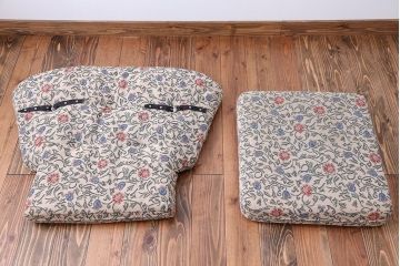 中古　フランス製　1人掛けソファ(シングルソファ)(1)