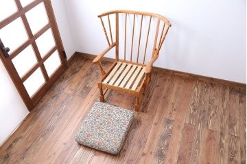 中古　フランス製　1人掛けソファ(シングルソファ)(2)