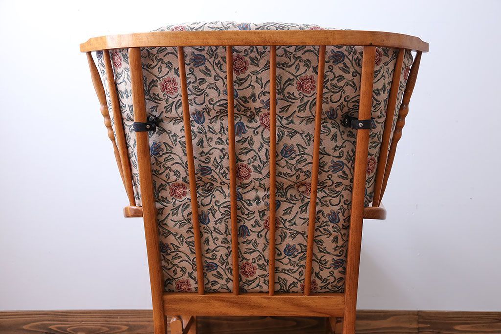 中古　フランス製　1人掛けソファ(シングルソファ)(2)