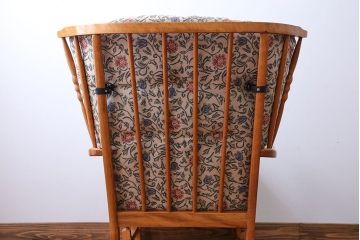 中古　フランス製　1人掛けソファ(シングルソファ)(2)