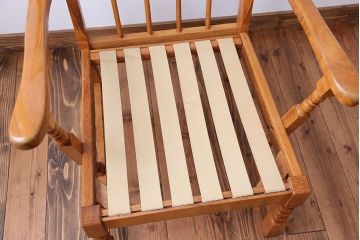 中古　フランス製　1人掛けソファ(シングルソファ)(2)