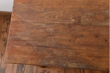 アンティーク家具　イギリスアンティーク　古い学校の作業台(5)