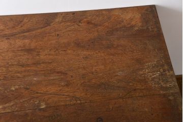 アンティーク家具　イギリスアンティーク　古い学校の作業台(5)