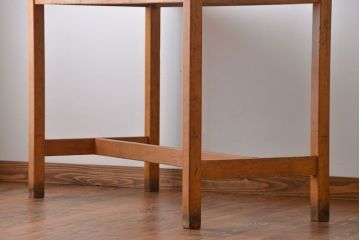 アンティーク家具　イギリスアンティーク　古い学校の作業台(5)