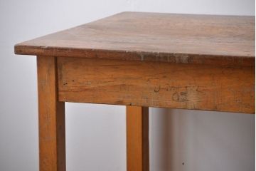 アンティーク家具　イギリスアンティーク　古い学校の作業台(5)